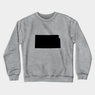 Kansas Black Crewneck Sweatshirt